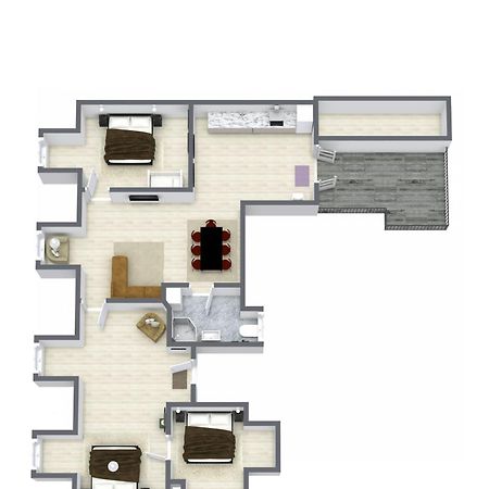 Luxury Apartment W Privat Rooftop Terrace - Cph C Копенгаген Екстер'єр фото